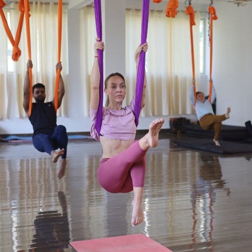 Why Vinyasa Yoga Ashram's Aerial Yoga course?