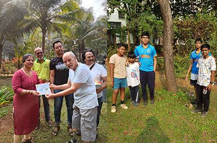 Tree plantation event encouraging sustainable living and nature conservation