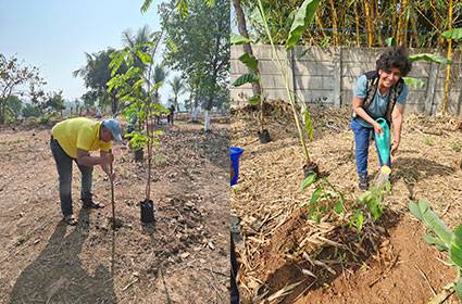 Environmental service project led by Vinyasa Yoga Ashram students